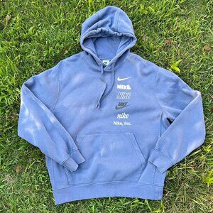 Men's Blue Nike Hoodie
